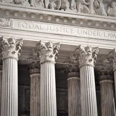Close up image of the Supreme Court